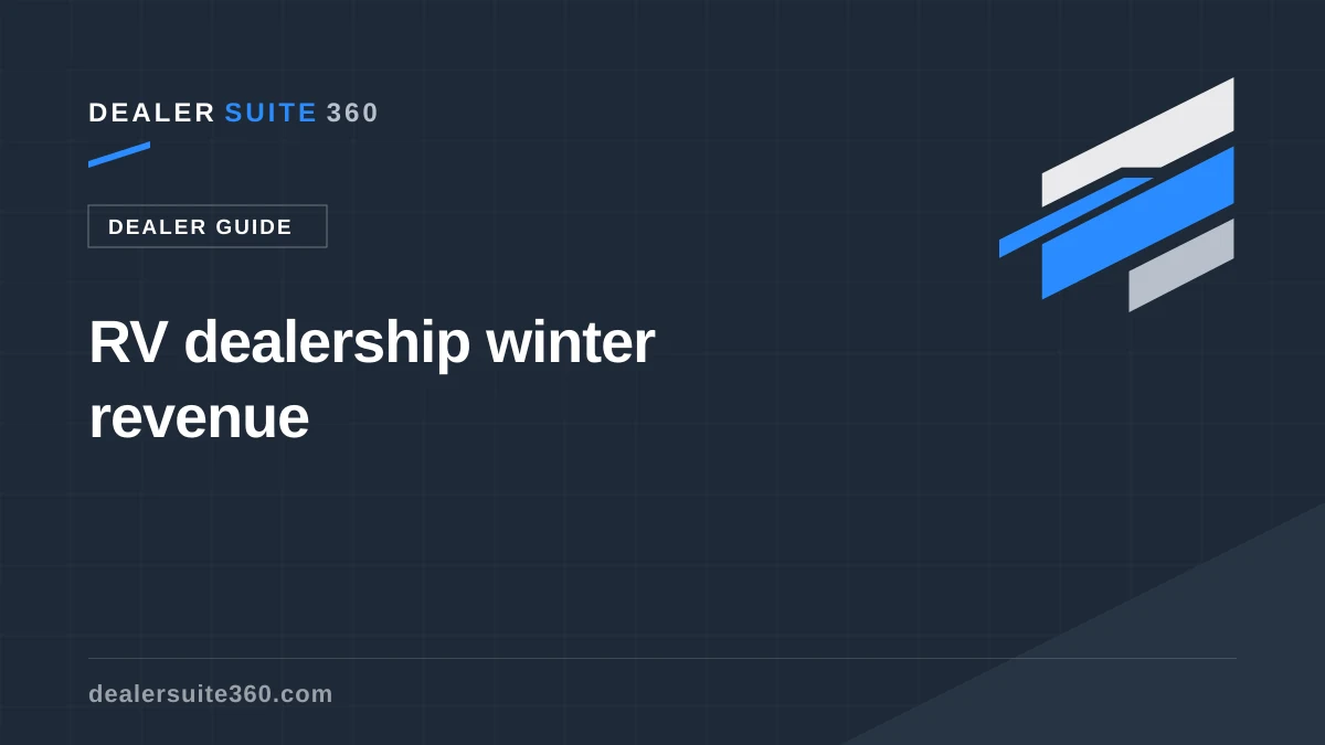 RV dealership winter revenue