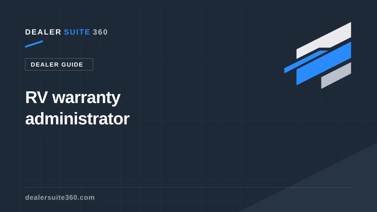 RV warranty administrator: hire or outsource